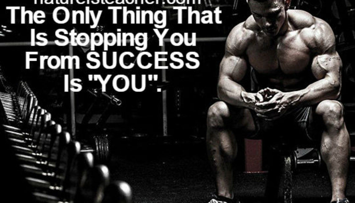 You Are Stopping Yourself QUOTATION