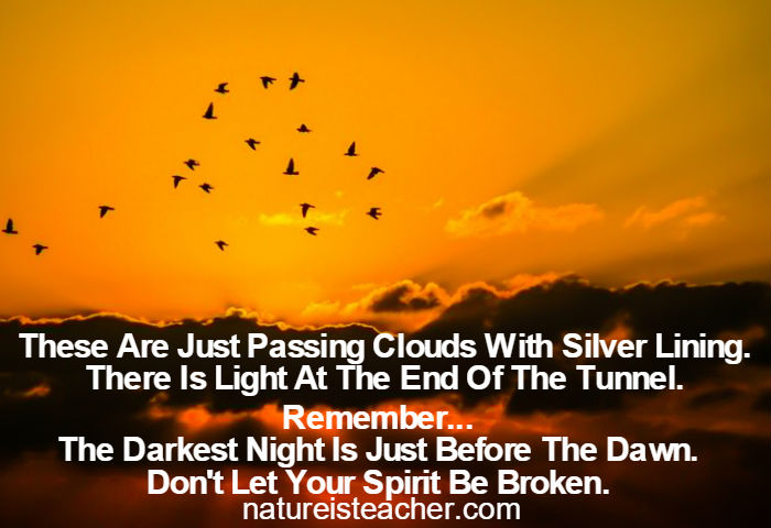 These Are Just Passing Clouds QUOTATION