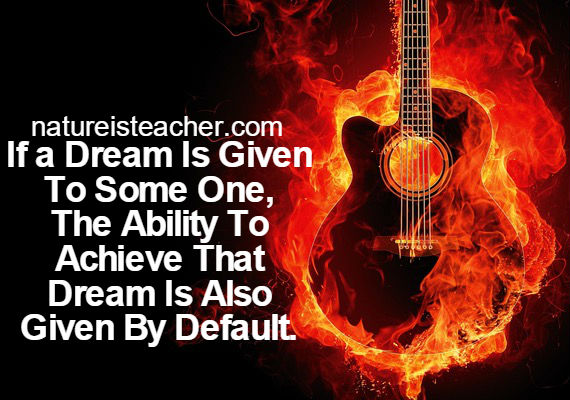 You Have The Power To Achieve Your Dream QUOTATION