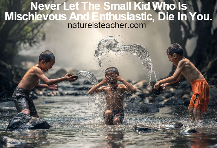 Never Let The Kid Die In You QUOTATION